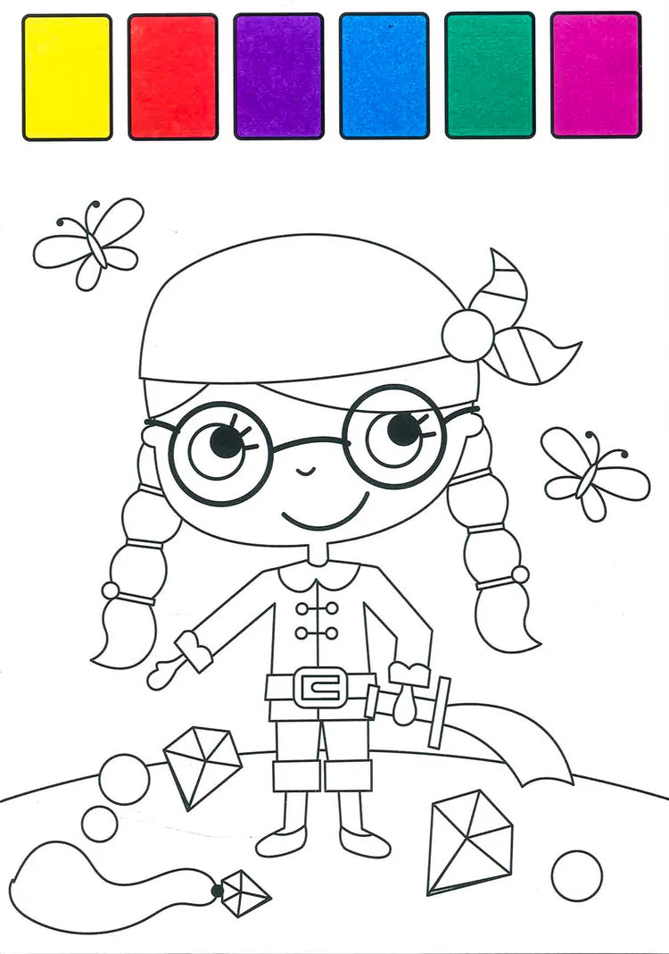 Little Artists - Pirates - Magic Water Book