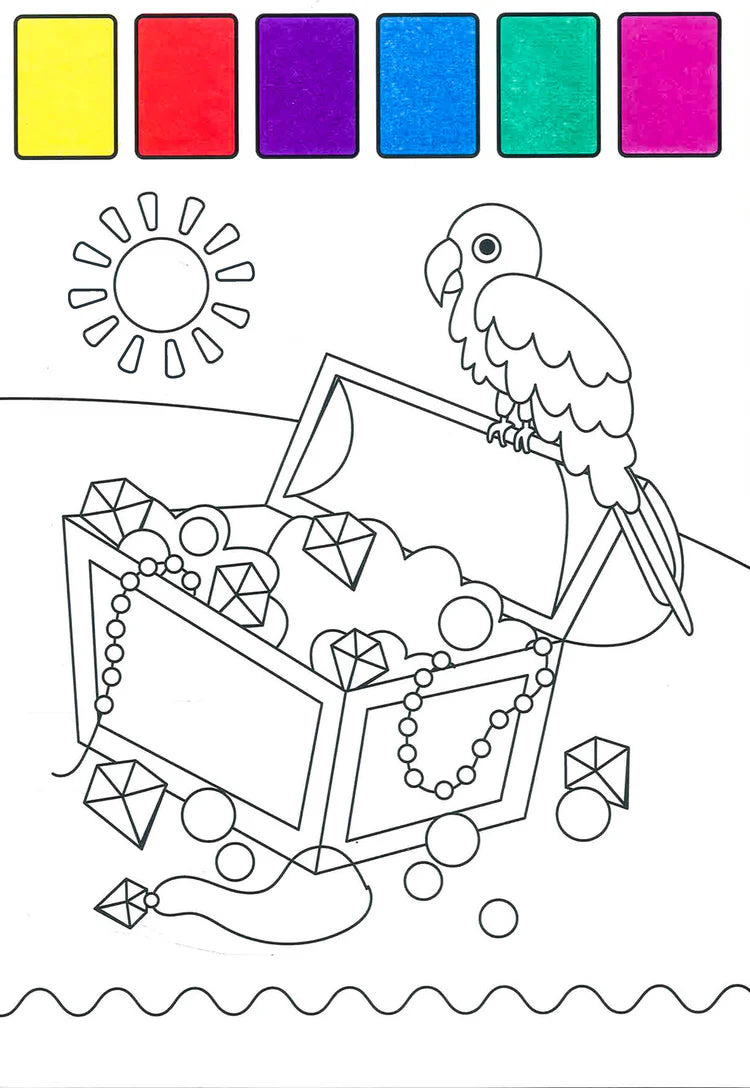 Little Artists - Pirates - Magic Water Book