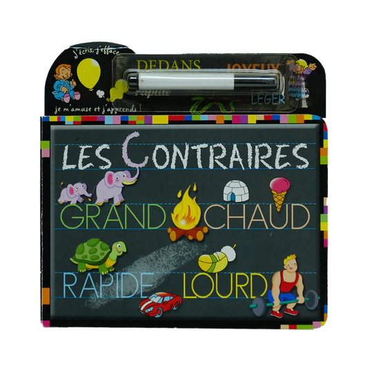 J`ecris, J`efface: Les contraires