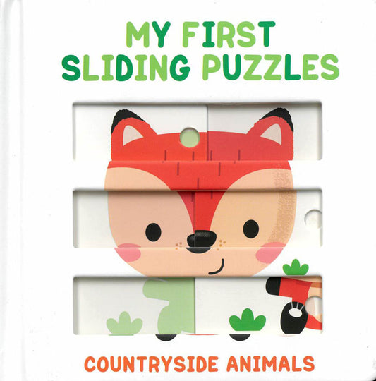 My First Sliding Puzzles: Countryside Animals - Board Book
