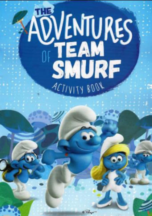 the adventures team of Smurf - Activity book