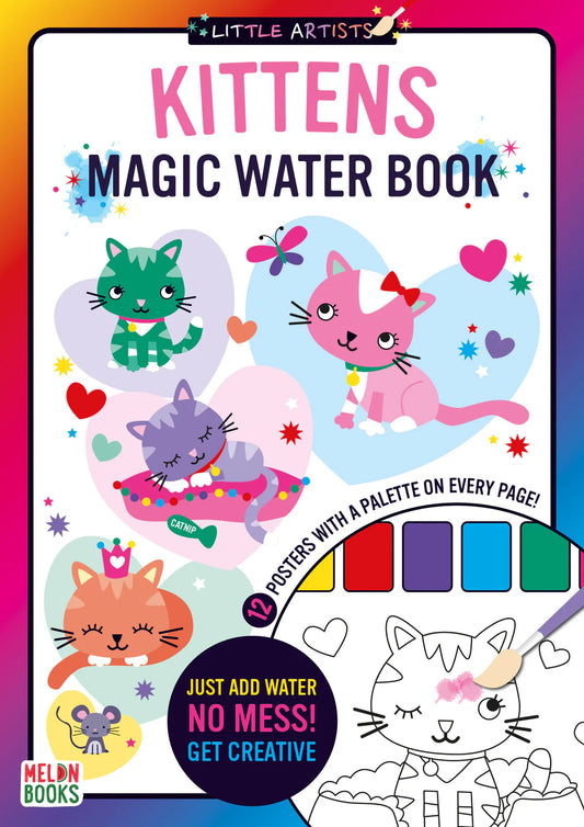 Little Artists - Kittens - Magic Water Book