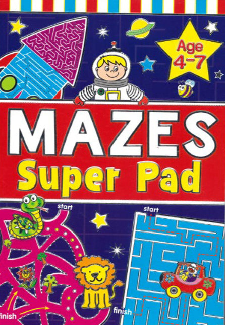 Mazes - Super Pad - Age 4-7