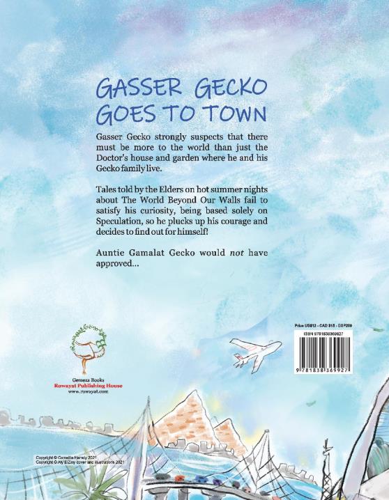 Gasser Gecko Goes to Town - Hard Cover