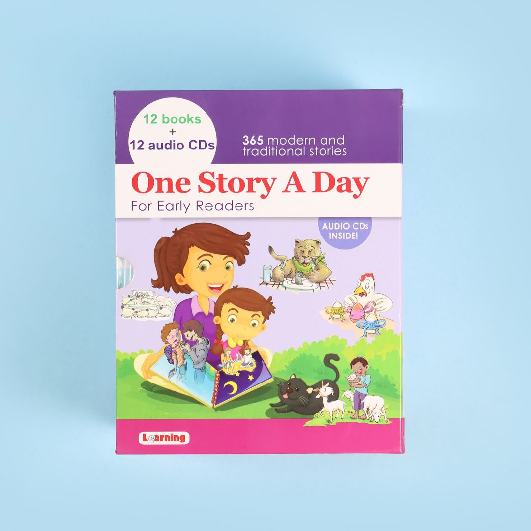 One Story A Day Series - Hard Cover - 12 Books + 12 CDs