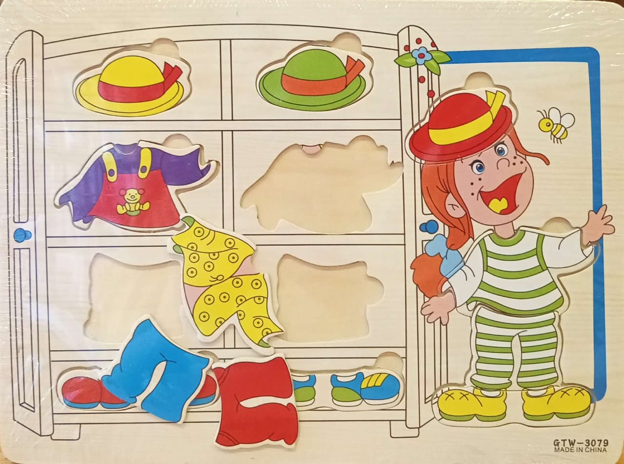 لوحة بازل ملابس أولاد