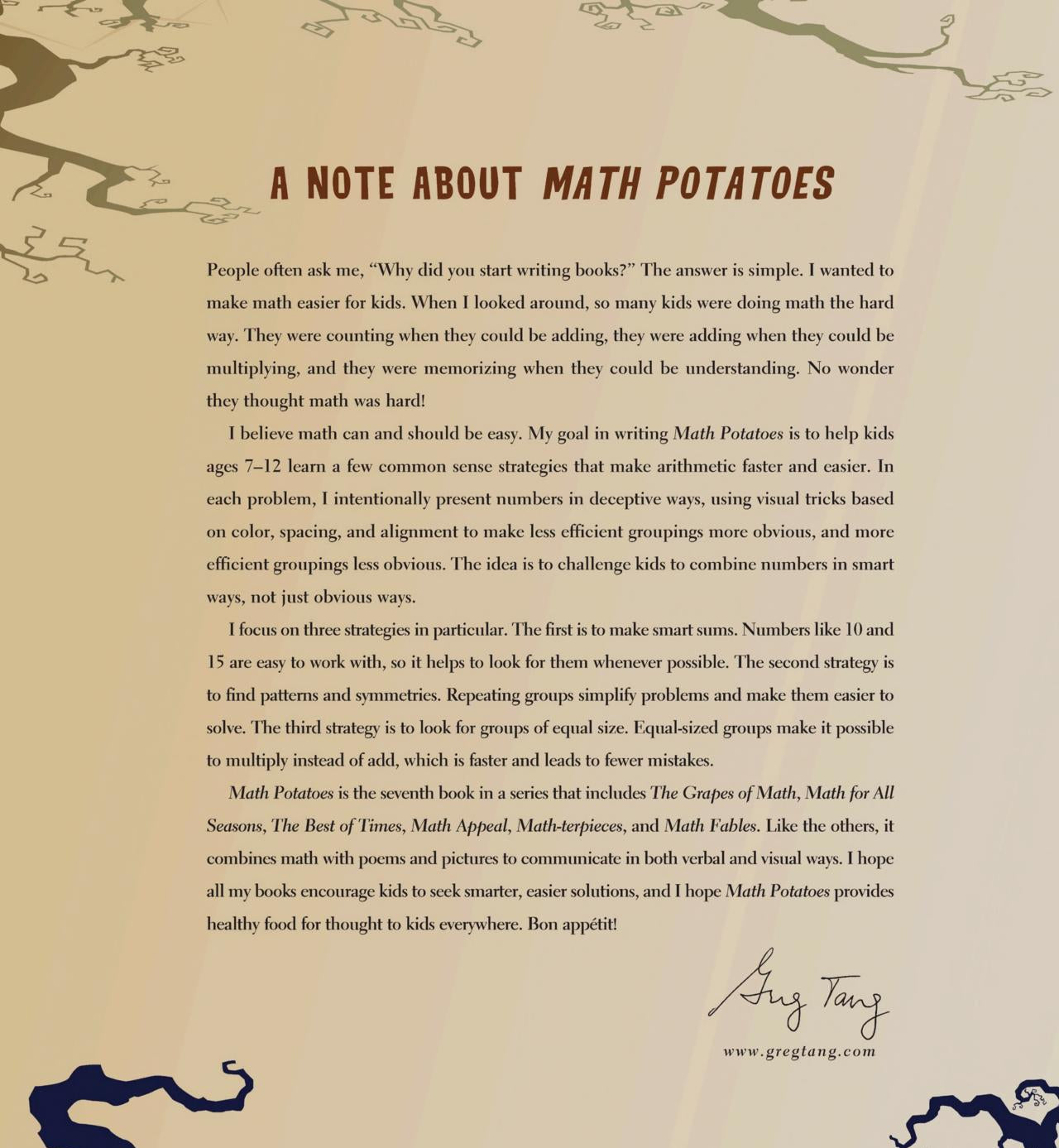 Math Potatoes: Mind-stretching Brain Food