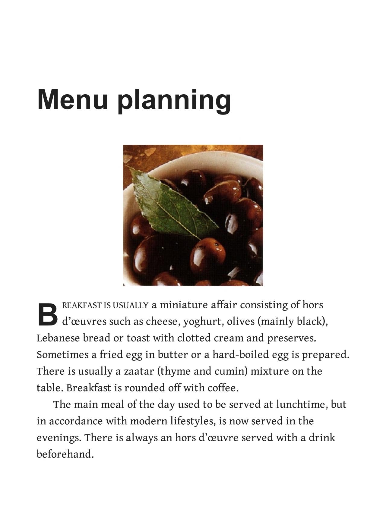 Foods of the Lebanon