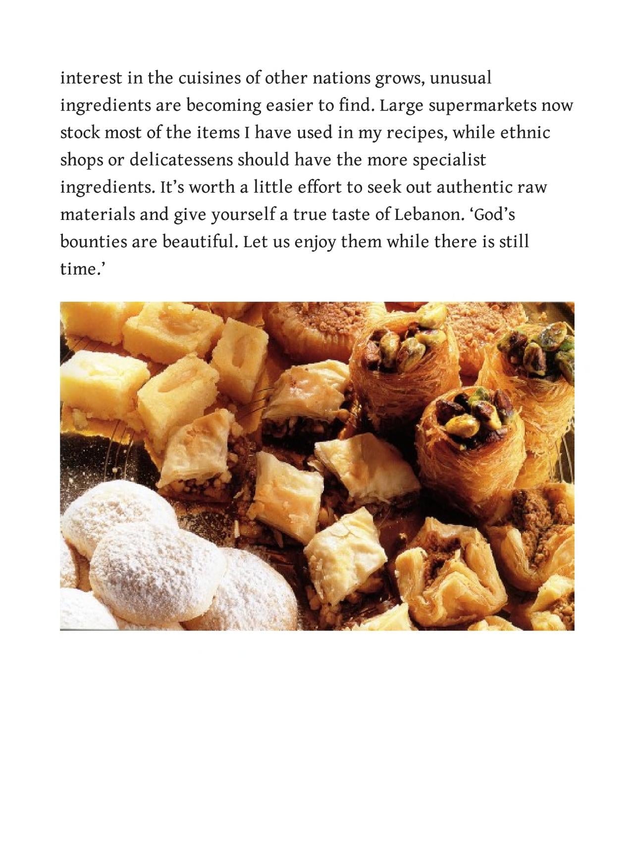 Foods of the Lebanon