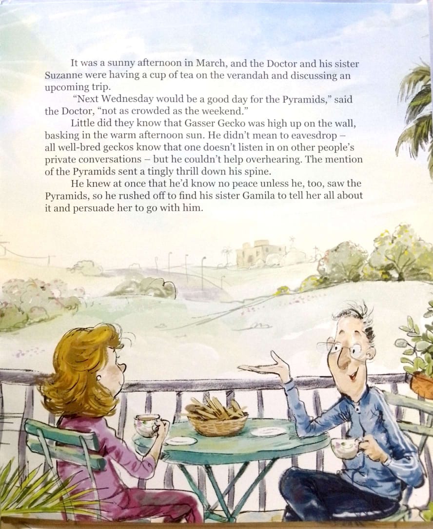 Gamila Gecko Goes to the Pyramids  - Hard Cover