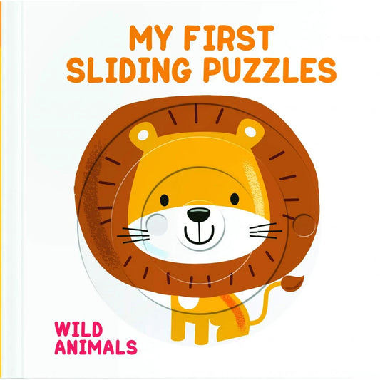 My First Sliding Puzzles: Wild Animals - Board Book
